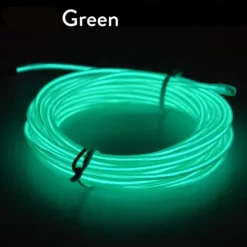 5m EL Wire for Car Interior Strip Lights with USB Flexible LED Neon Atmosphere Ambient Rope Tape Light for Car Door
