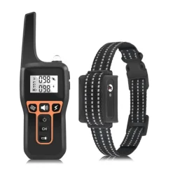 1000m Electric Dog Training Collar Light Waterproof Rechargeable Pet Anti Bark Control Collar For Dogs Electric Shocker