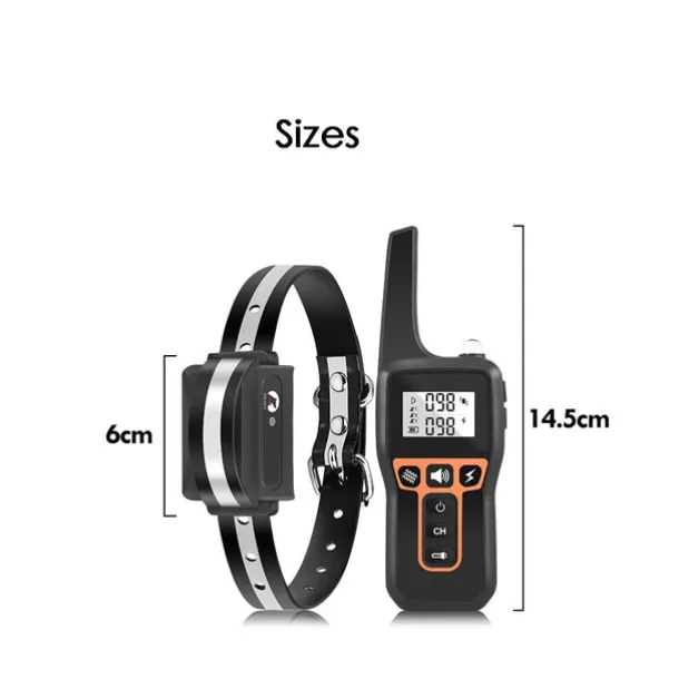 1000m Electric Dog Training Collar Light Waterproof Rechargeable Pet Anti Bark Control Collar For Dogs Electric Shocker