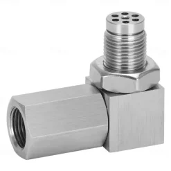 M18*1.5 Exhaust Catalyst Rear Oxygen Sensor Spacer 90 Degree Mini Catalyst Lambda O2 Adapter CEL Fix