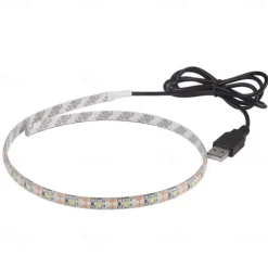 1m Flexible LED Light Strips 30 LEDs 2835 SMD 5mm 1pc Warm White Cold White RGB Waterproof USB Decorative 5 V USB Powered