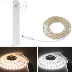3m Flexible LED Light Strips 180 LEDs 2835 SMD 8mm 1 set Warm White White Creative Cuttable Party 5 V