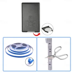 20m 65ft LED Smart Strip Lights TV Backlight RGB Bluetooth Music Sync 5M 10M 15M 2835 SMD Color Changing with 40 Keys Controller for Bedroom Kitchen Home Decoration