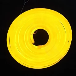 5m 16.4ft Neon LED Strip Light Flexible Rope Light Waterproof Warm White Red Yellow Blue Green DIY Outdoor Party Backlight Décor DC 12V