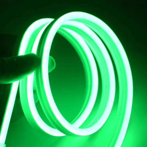 2m 6.6ft Neon Strip Lights 240LEDs 2835 SMD Warm White Colorful DIY Christmas New Year Bar Bedding Party Waterproof Cuttable Decorative 12V