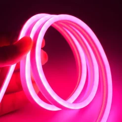 2m 6.6ft Neon Strip Lights 240LEDs 2835 SMD Warm White Colorful DIY Christmas New Year Bar Bedding Party Waterproof Cuttable Decorative 12V