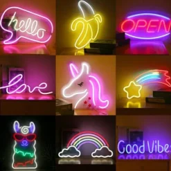 2m 6.6ft Neon Strip Lights 240LEDs 2835 SMD Warm White Colorful DIY Christmas New Year Bar Bedding Party Waterproof Cuttable Decorative 12V