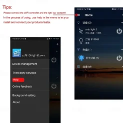 5m 16.4ft Smart LED RGB Strip Light 150 LEDs 5050 SMD TV Backlight Home Décor Work with Alexa Google 10mm 24Keys Remote Controller DC Cables WiFi App Control USB Self-adhesive 5V USB Powered