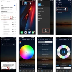 10m 32.8ft Smart LED Strip Light RGB SMD 2835 600LEDs Work with Alexa Google TV Backlight With 24 Keys Remote Control