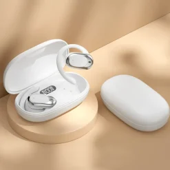 M57 Hands Free Telephone Driving Headset Ear Hook Bluetooth 5.3 Sports Stereo Surround sound for Fitness Gym Workout Mobile Phone