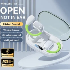 M82 Hands Free Telephone Driving Headset Ear Clip Bluetooth 5.3 Ergonomic Design Stereo Surround sound for Fitness Gym Workout Camping / Hiking Travel Entertainment