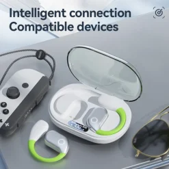 M82 Hands Free Telephone Driving Headset Ear Clip Bluetooth 5.3 Ergonomic Design Stereo Surround sound for Fitness Gym Workout Camping / Hiking Travel Entertainment