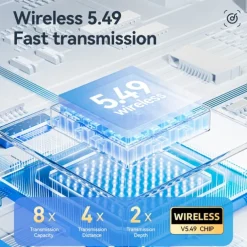 M82 Hands Free Telephone Driving Headset Ear Clip Bluetooth 5.3 Ergonomic Design Stereo Surround sound for Fitness Gym Workout Camping / Hiking Travel Entertainment