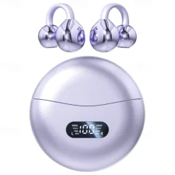 M79 Hands Free Telephone Driving Headset Ear Clip Bluetooth 5.3 Stereo Surround sound HIFI for Yoga Fitness Gym Workout Mobile Phone