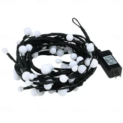 2.5M 72LED Flexible DIY Willow Vine Lights Artificial Plant Decor for Christmas, Bedroom, Walls, and Holiday Weddings