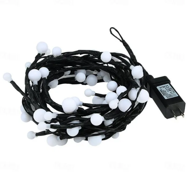 2.5M 72LED Flexible DIY Willow Vine Lights Artificial Plant Decor for Christmas, Bedroom, Walls, and Holiday Weddings