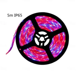 5m LED Grow Light Full Spectrum DC 5V USB Plant Light Grow LED Strip Phyto Lamp for Vegetable Flower Seedling Grow Tent Box IP65