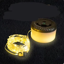 10m LED Reel String Lights Camping Lights, Outdoor Christmas/Halloween String Lights, USB Camping Lamp Recyclable LED Atmosphere Light for Garden Tent Room Decor