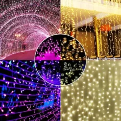 30m 300LED Solar String Lights Outdoor Waterproof 10m 100 LED Solar Christmas/Halloween Lights 8 Modes Twinkle Mini Lights For Gardens Wedding Party Tree Xmas Outdoors Decoration