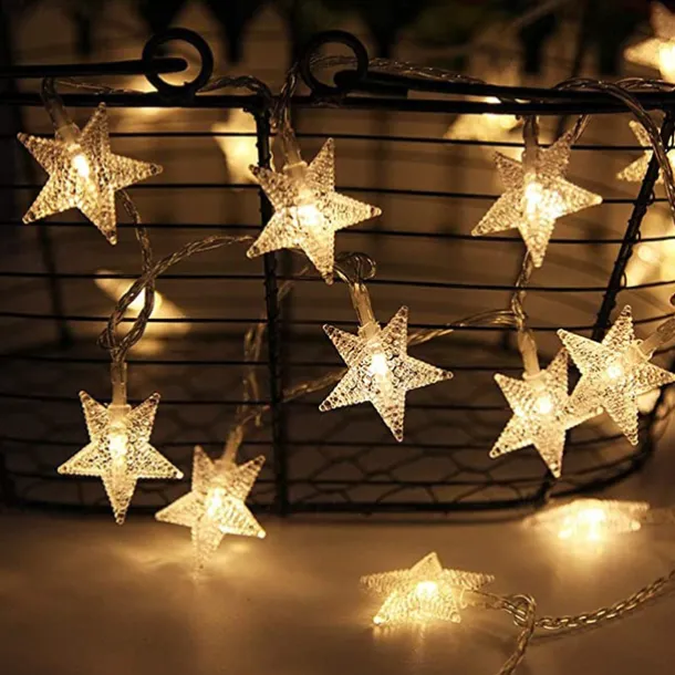 10m 80LEDs Fairy Star String Lights Remote Control 8 Modes Waterproof Wedding Party Garden Patio Bedroom Home Holiday Christmas Decoration