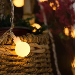 10m 80LEDs Globe String Lights Mini Ball with Remote Control LED Christmas Light Ball String Lights 10m 80LED 8 Modes Lighting Waterproof Fairy Lights Wedding Party Garden Bedroom Home Decoration