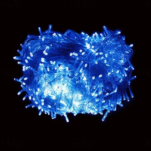 100M 800LEDs Outdoor Christmas Tree LED Fairy String Lights Waterproof EU UK Plug Holiday Lighting Wedding Party Decoration 220-240V