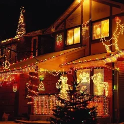 100M 800LEDs Outdoor Christmas Tree LED Fairy String Lights Waterproof EU UK Plug Holiday Lighting Wedding Party Decoration 220-240V