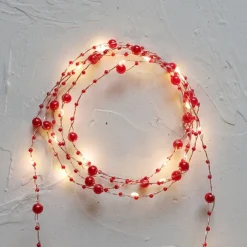 5m 50leds Pearl Wire Copper String Lights Battery Powered Fairy Lamp Christmas Wedding Party Home Garland Holiday Decoration