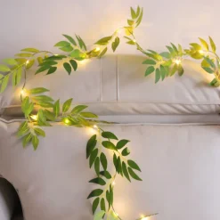 2m 20LEDs Simulate Willow Cane Fairy String Lights Battery Powered Christmas Wedding Party Holiday Home Garden Balcony Decoration