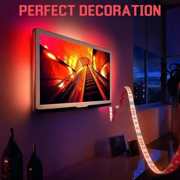 20m 15m 10m LED Strip Light Waterproof RGB Bluetooth APP Control Music Sync 5050 SMD Color Changing Backlight Home Party Decoration