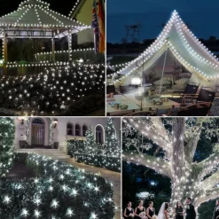 100m Outdoor Waterproof LED Light Strips String Lights Christmas String Lights 1000 LEDs 329FT White Creative String Lights Holiday Lights Party Holiday Wedding 29V