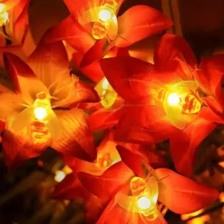 3M Solar Powered Bee String Lights, 20 LEDs Waterproof Outdoor Lights with Mounting Bracket for Christmas, Patio, Yard, Warm White, White Multicolor, Blue