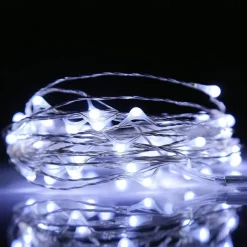 10m String Lights 100 LEDs 1pc Warm White Cold White Multi Color Waterproof Party Decorative USB Powered