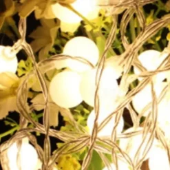 10m String Lights Outdoor String Lights 100 LEDs 1 set Warm White Decorative 220-240 V