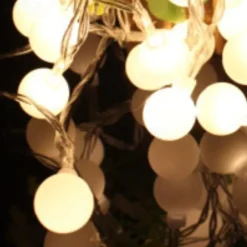 10m String Lights Outdoor String Lights 100 LEDs 1 set Warm White Decorative 220-240 V