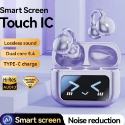 M100 True Wireless Headphones TWS Earbuds Ear Clip Bluetooth 5.3 Ergonomic Design Stereo Surround Sound for Fitness Gym Workout Camping / Hiking Travel Entertainment