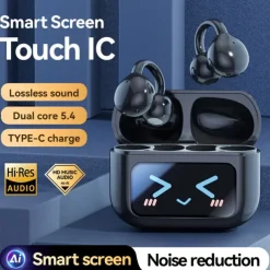 M100 True Wireless Headphones TWS Earbuds Ear Clip Bluetooth 5.3 Ergonomic Design Stereo Surround Sound for Fitness Gym Workout Camping / Hiking Travel Entertainment