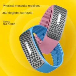 M30 Ultrasonic Anti-Mosquito Bracelet – Long-Life Mute Silicone Device for Outdoor Use by Adults and Children