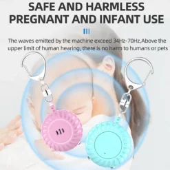 M95 Ultrasonic Mosquito Repellent Device – Electronic Anti-Mosquito Tool for Pregnant Women and Children, Outdoor Insect Deterrent