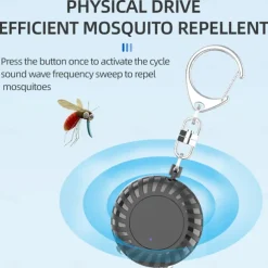 M95 Ultrasonic Mosquito Repellent Device – Electronic Anti-Mosquito Tool for Pregnant Women and Children, Outdoor Insect Deterrent