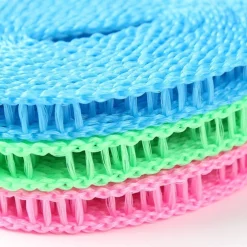 3-10m Windproof Clothesline Camping Clothesline Durable Travel Clothes Line Rope Portable Clothes Drying Line Heavy Duty Laundry Line Length Adjustable Non-slip Clothing Line Outdoor Indoor