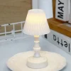 Macaron Colored Shell Flower Bud LED Desk Lamp, Bedroom & Dining Table Night Light, Simple Modern Decoration, Button Battery Powered 1PC