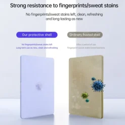 MacBook Case Compatible with Macbook Air Pro 13.3 14 16 inch Hard Plastic Crystal Clear