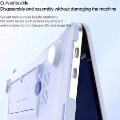 MacBook Case Compatible with Macbook Air Pro 13.3 14 16 inch Hard Plastic Crystal Clear