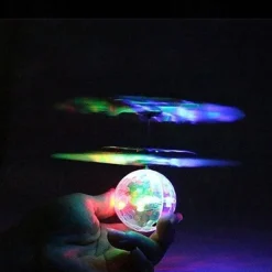 Magic Flying Ball Toy - Infrared Induction RC Drone, Disco Light LEDs, Rechargeable Indoor Outdoor Helicopter - for Boys Girls Festive Teens Tweens & Adults