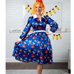 Magic School Bus Ms Frizzle Wig Cosplay Party Wigs Halloween Wigs