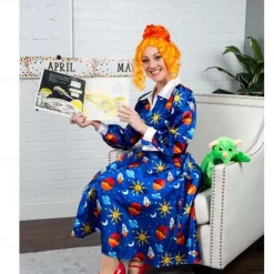 Magic School Bus Ms Frizzle Wig Cosplay Party Wigs Halloween Wigs