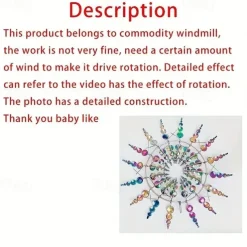 Magical Metal Garden Windmill,Kinetic Wind Spinners,Wind Sculpture for Yard 3D Outdoor Wind Kinetic Sculpture Move with The Wind - Metal Wind Spinners Suitable for Garden Terrace Lawn Yard