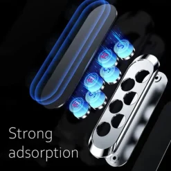 Magnetic Car Phone Holder mini Strip Shape Stand Universal For iPhone Samsung Xiaomi Zinc Wall Magnet Wall GPS Bracket
