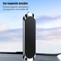 Magnetic Car Phone Holder mini Strip Shape Stand Universal For iPhone Samsung Xiaomi Zinc Wall Magnet Wall GPS Bracket